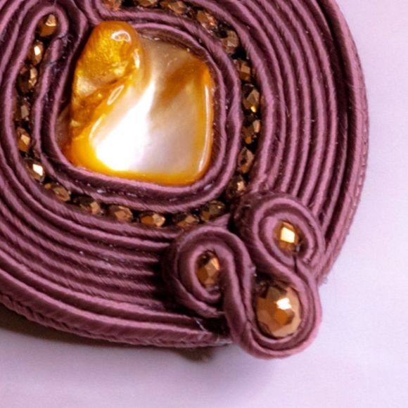 Soutache earrings - Picture 2 of 2